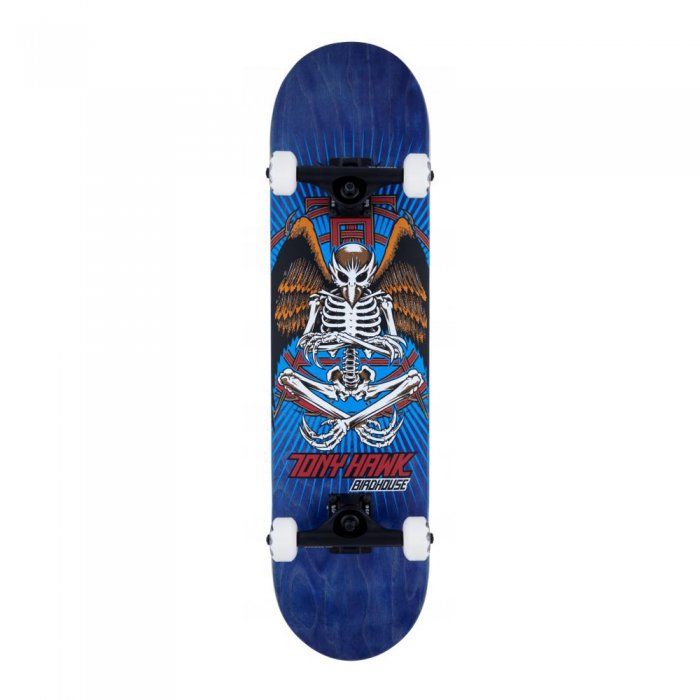 Skateboard Birdhouse Stage 3 Hawk Birdman Blue 8inch - Click Image to Close