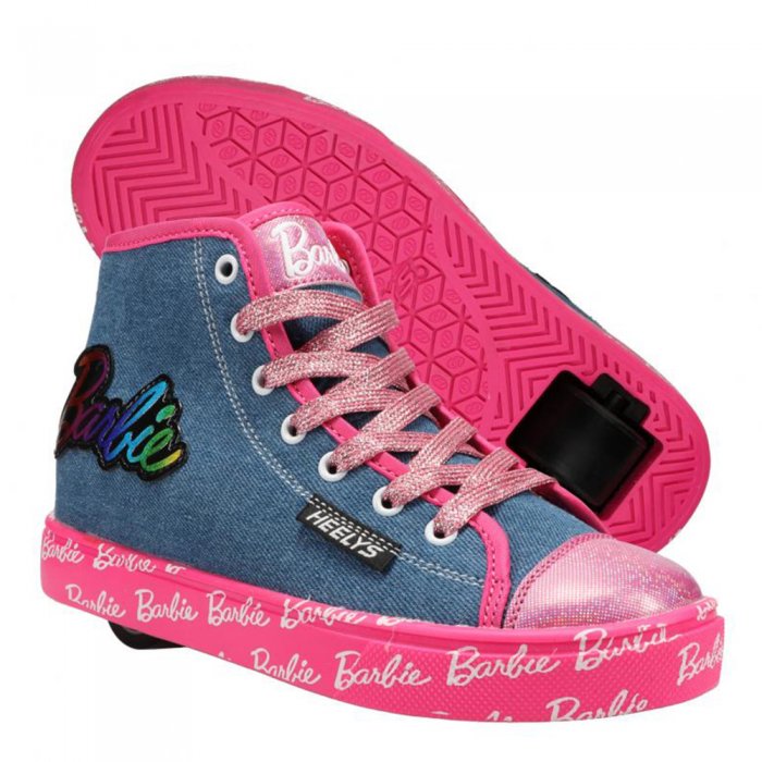 Heelys Barbie Hustle Denim/Pink/Rainbow