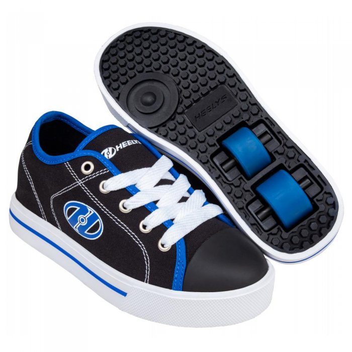 Heelys Classic X2 Black/White/Blue - Click Image to Close