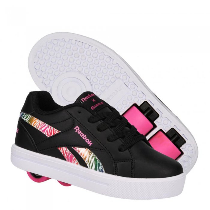 Heelys x Reebok Court PT X2 Black/True Pink