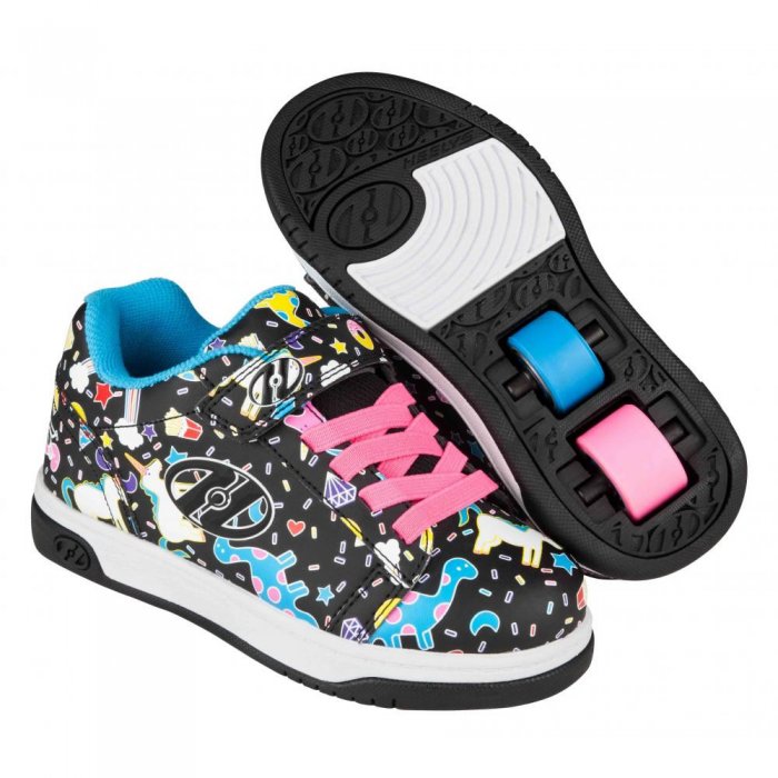 Heelys Dual Up X2 Black/Multi/Unicorn