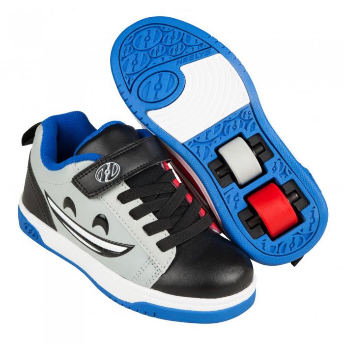 Heelys Dual Up X2 Black/Red/Blue Mad Happy