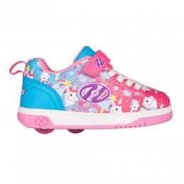 Heelys Dual Up X2 Neon Pink/Cyan/Purple Unicorn
