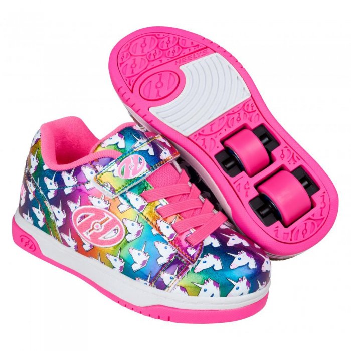 Heelys Dual Up X2 Rainbow/Unicorn