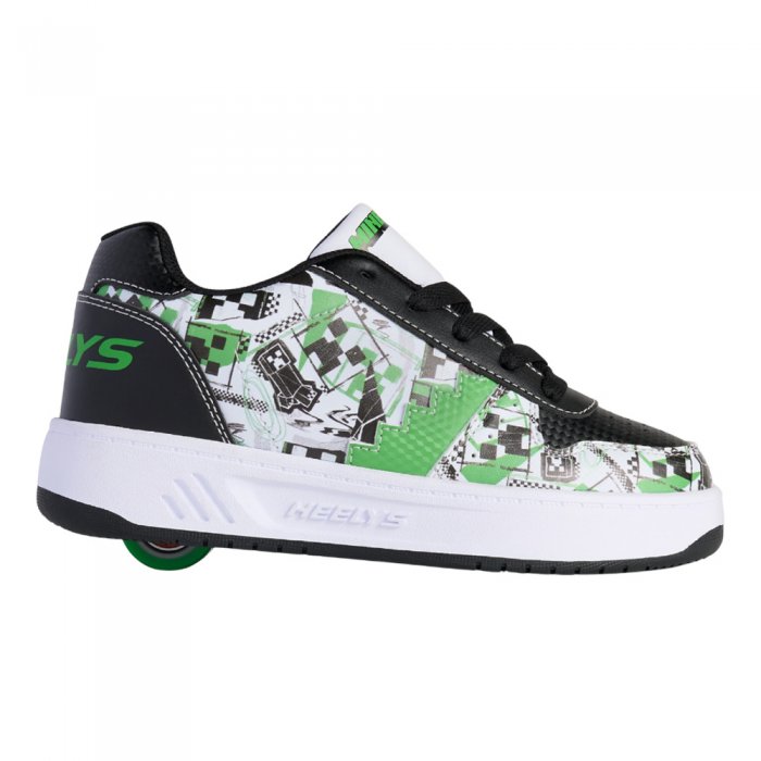 Heelys Minecraft Kama White/Black/Green