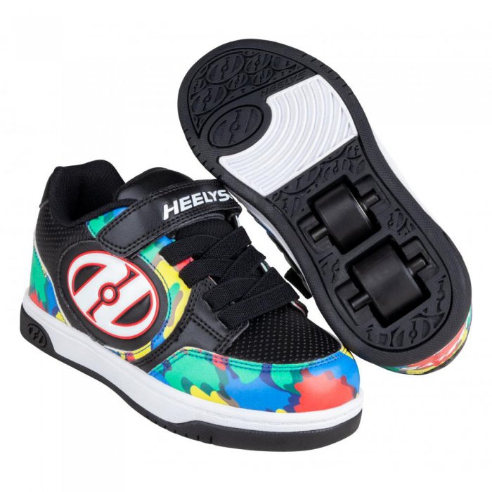 Heelys Plus X2 Black/Multi/Paint