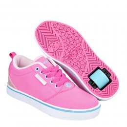 Heelys PRO20 Pink/LT Pink/Turquise Canvas