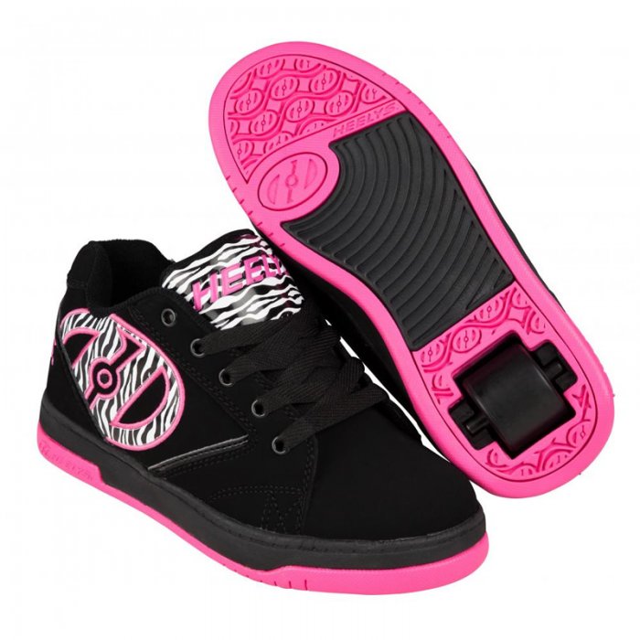 Heelys Propel 2.0 Black/Pink Zebra