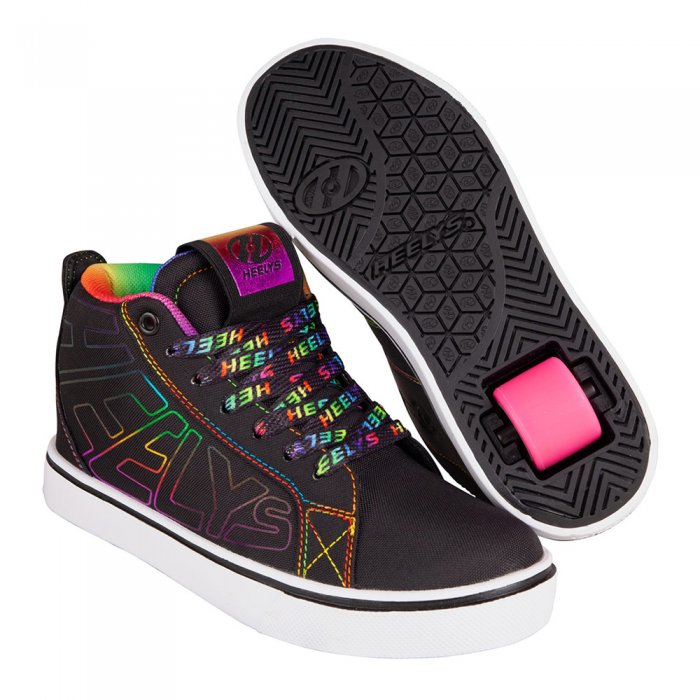 Heelys Racer 20 Mid Black/Rainbow