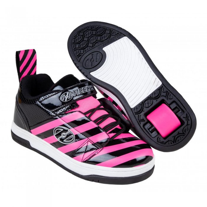 Heelys Rift Black/Hot Pink/Stripe