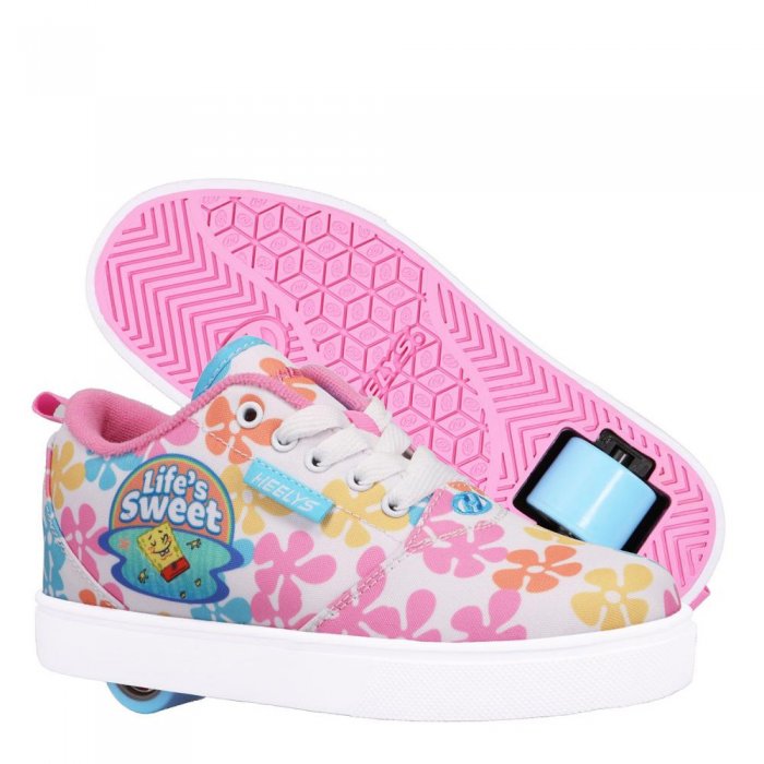 Heelys x Spongebob Pro 20 White/Pink/Blue