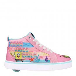 Heelys x SpongeBob Racer 20 Mid Poweder Pink/Aqua