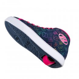 Heelys Veloz Denim/Hot Pink/Rainbow