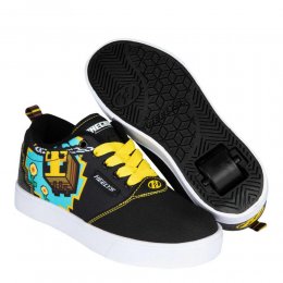 Heelys x Minecraft Pro 20 Prints MMC Black/Yellow