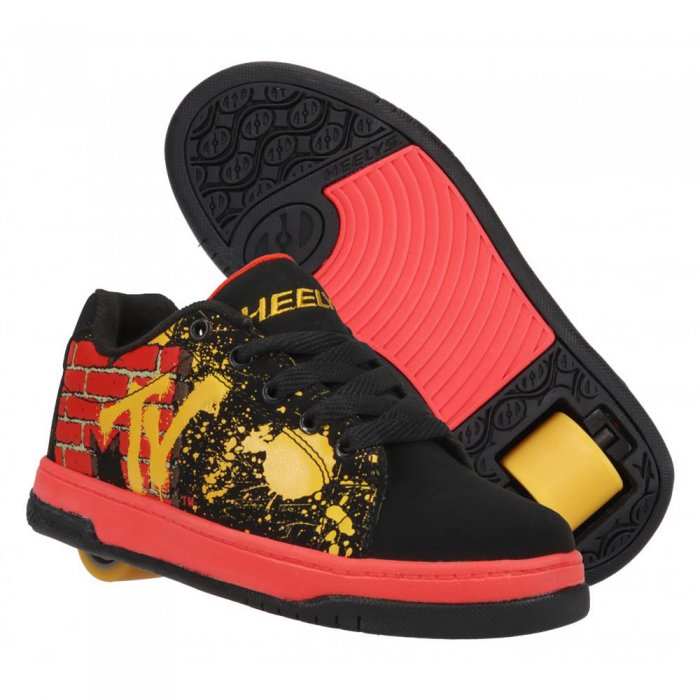 Heelys X MTV Split Black/Red/Yellow