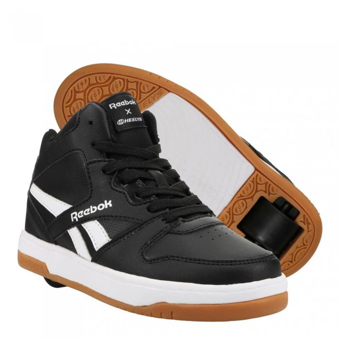 Heelys X Reebok BB4500 Mid Black/White/Gum