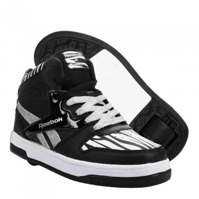 Heelys X Reebok BB4500 Mid Black/White/Silver