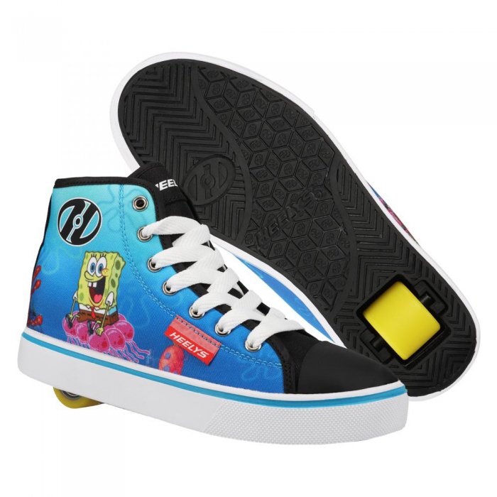 Heelys Hustle SpongeBob Black/White/Multi Canvas