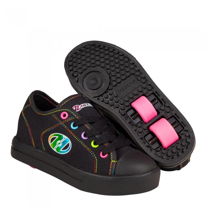 Heelys Classic X2 Black/Rainbow