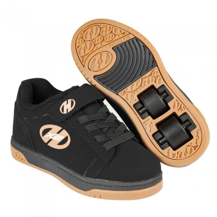 Heelys X2 Dual Up Black/Gum