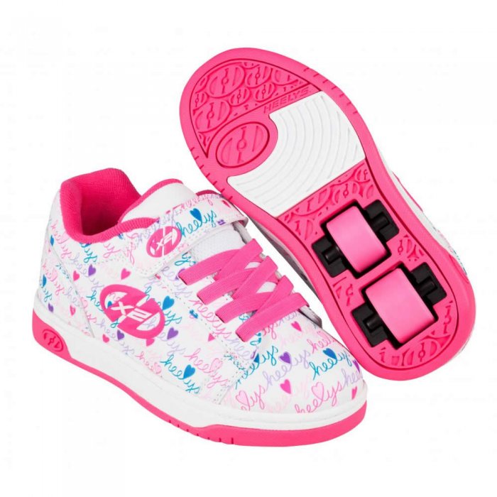 Heelys X2 Dual Up White/Pink/Multi