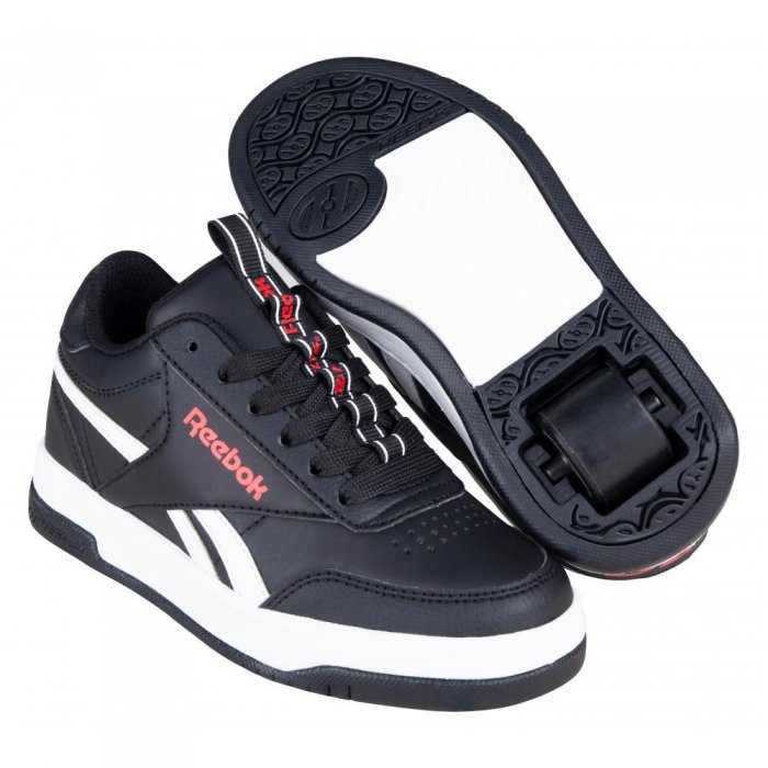 Heelys X Reebok CL Court Low Core Black/White/Vector Red