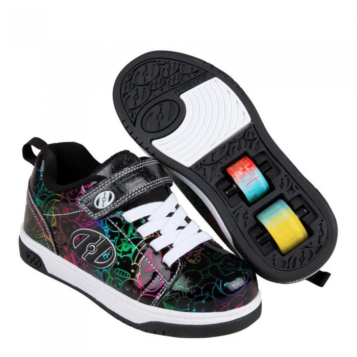 Heelys Dual Up X2 Black/Rainbow/Foil