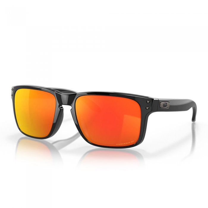 Ochelari de soare Oakley Holbrook Polished Black Prizm Ruby Polarized