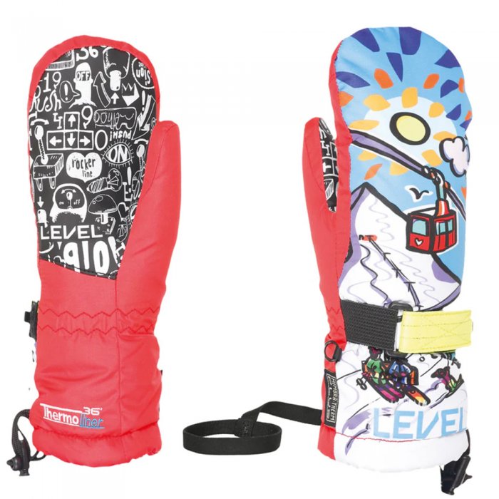 Manusi Level Junior Mitt Red
