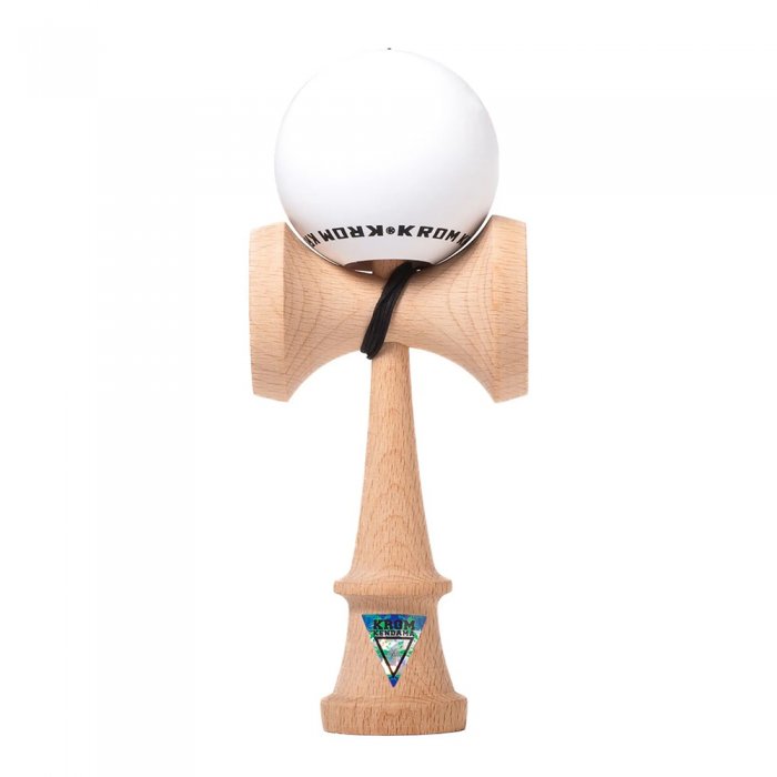 Kendama Krom Pop Rubber White