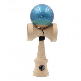 Kendama Okendama Splatter Revo Glaze Pearl Gentian Blue/Teal