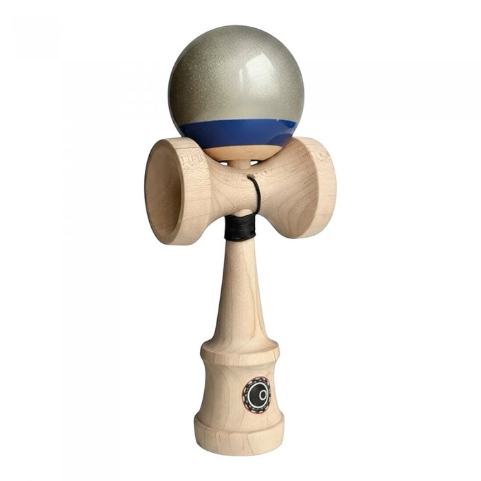 Kendama Okendama Splatter Revo Glaze Pearl Silver/Blue
