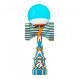 Kendama USA Craft Spectra Blue Reef Luna Shape Blue/White
