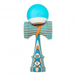 Kendama USA Craft Spectra Blue Reef Saga Shape Blue/White