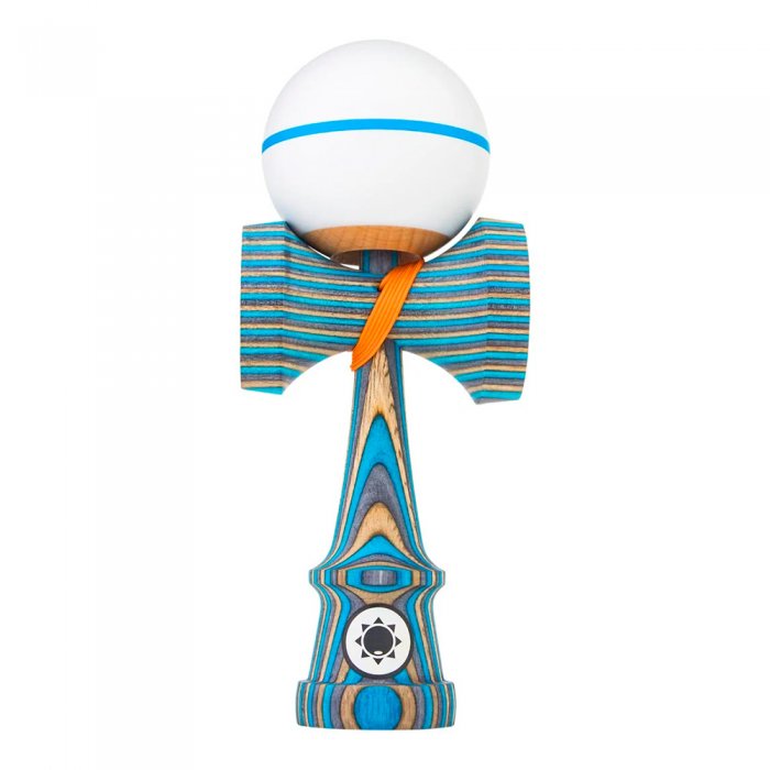 Kendama USA Craft Spectra Frostbite Sol 2UP Thin Blue Stripe