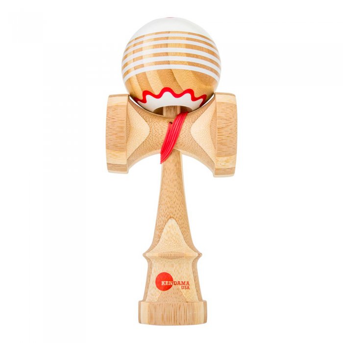 Kendama USA Kaizen Fishcake Luna Shape Navy/White/Red