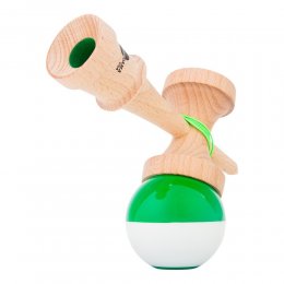 Kendama USA Kaizen Jet Shape Half Split Green/White