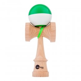 Kendama USA Kaizen Jet Shape Half Split Green/White