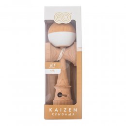 Kendama USA Kaizen Jet Shape Half Split Natty/White