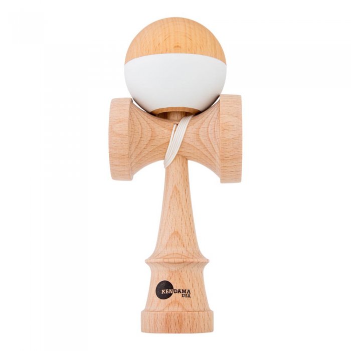 Kendama USA Kaizen Jet Shape Half Split Natty/White