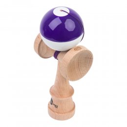 Kendama USA Kaizen Jet Shape Half Split Purple/White