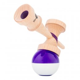 Kendama USA Kaizen Jet Shape Half Split Purple/White