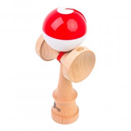 Kendama USA Kaizen Jet Shape Half Split Red/White