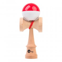 Kendama USA Kaizen Jet Shape Half Split Red/White