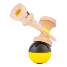 Kendama USA Kaizen Jet Shape Half Split Yellow/Black
