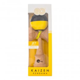 Kendama USA Kaizen Jet Shape Half Split Yellow/Black