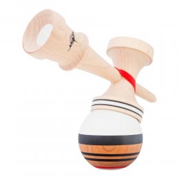 Kendama USA Kaizen Jet White Natty Black/Red