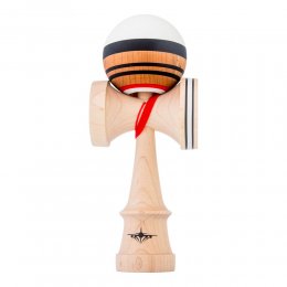 Kendama USA Kaizen Jet White Natty Black/Red