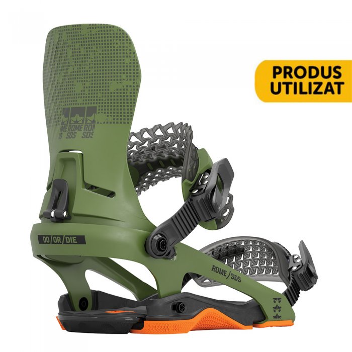 Legaturi snowboard Rome DOD Hunter Green M/L 23/24 - produs utilizat