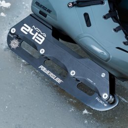 Lama patine de gheata Powerslide Black pentru role cu 4 roti